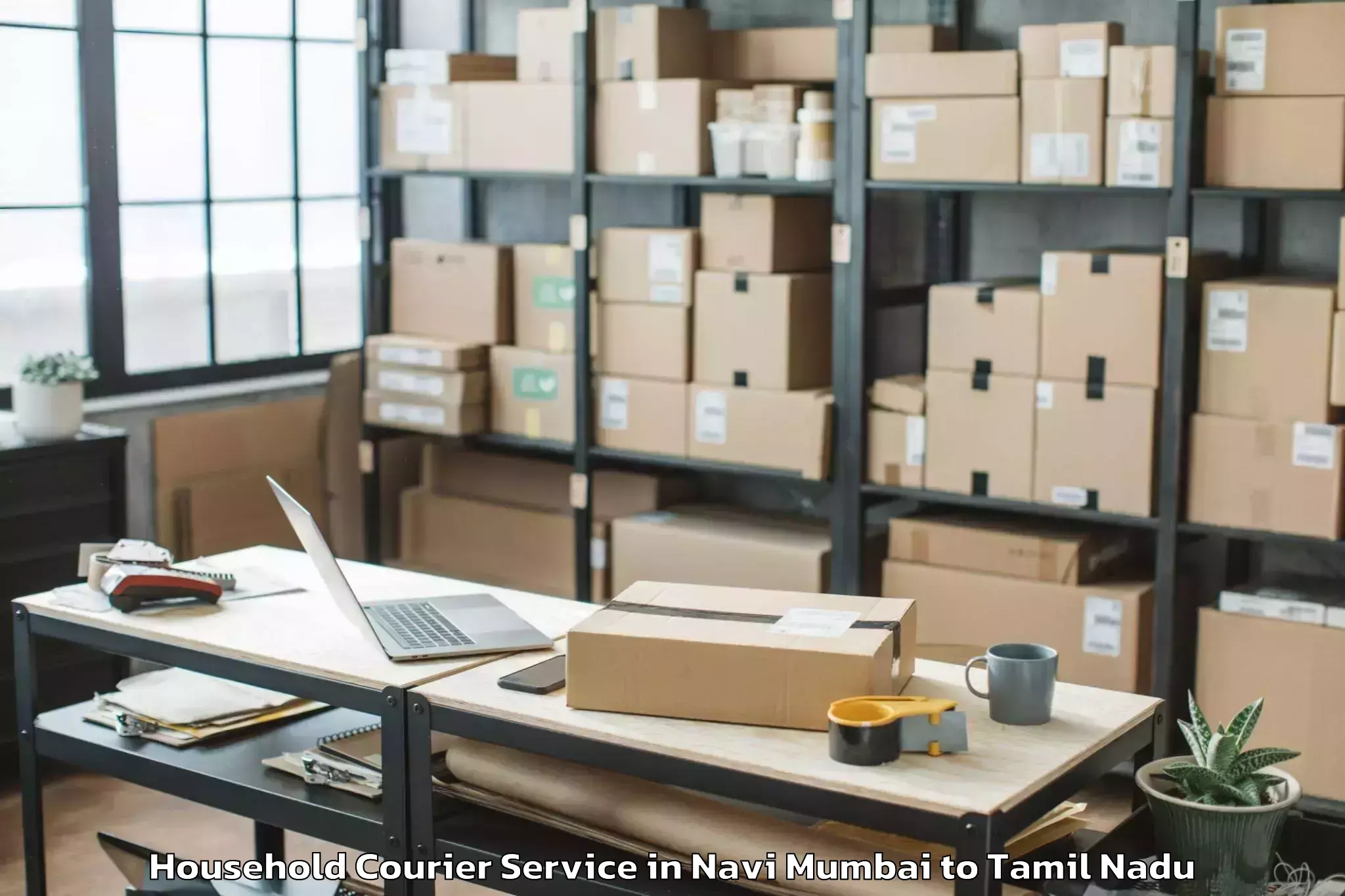 Get Navi Mumbai to Pallippatti Household Courier